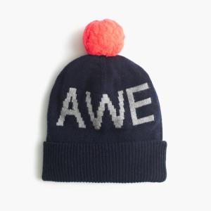 China Boy ' S Intarsia Knitted Pom Pom Hat 38 Viscose 35 Nylon 22 Wool 5 Alpaca Material factory