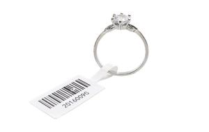 China Paper RFID Clothing Labels UHF Passive RFID Tags 860 - 960MHZ For Jewelry factory