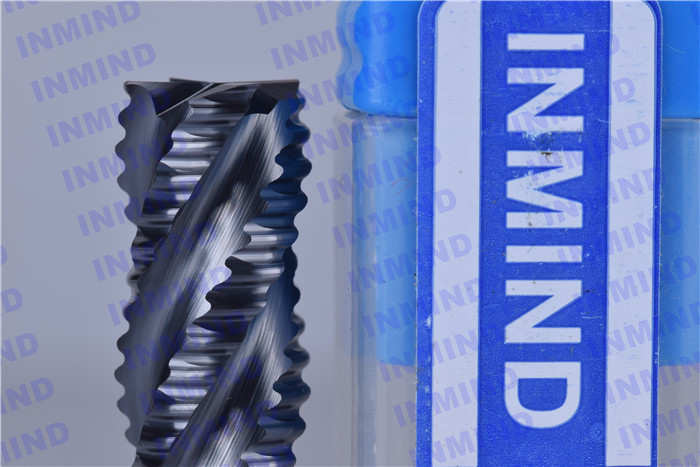 Middle / Low Speed Roughing End Mills With Tungsten Carbide Material SGS