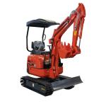 XN16 Mini Wheeled Excavator 1.6 Tons hydraulic backhoe