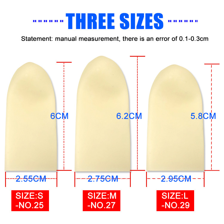 Agricultural Class A 100% Natural Latex Finger Cots Smooth Thickened Beige