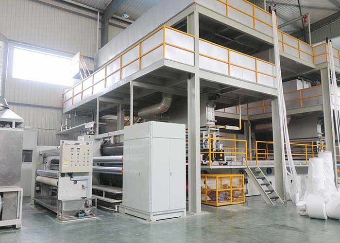 Meltblown Nonwoven Polypropylene Fabric Machine 100gsm 300KW