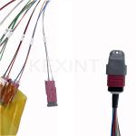 KEXINT MTP (MPO) Female APC To MDC 16 Fiber Breakout OM4 (50/125) Fiber Optic