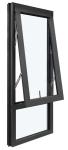 Impact Hurricane Aluminum Awning Window Tempered Glass Top Hung Awning Windows