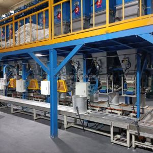 China Rubber Powder Mixer Banbuary Automatic Small Material Weighing Batching System factory