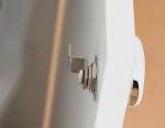 Sliding Lock Type Smart Cabinet Lock White Color For Glass / Metal Doors