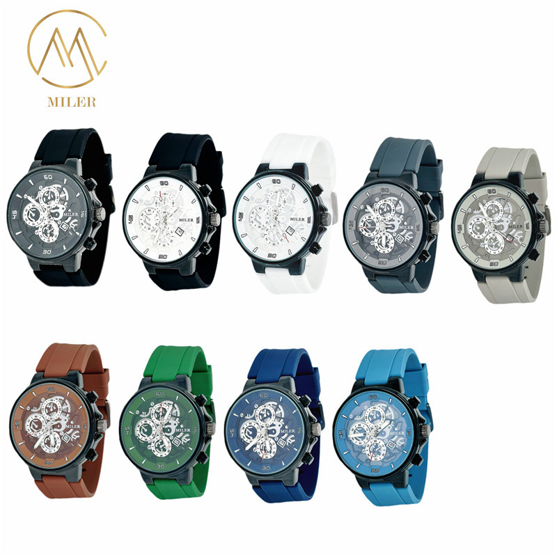 Special Features Quartz Wrist Watch Shock Resistant and Chronograph