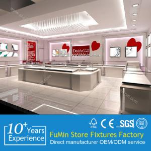 China jewelry display cabinet for home with mirror, necklace storage solutions factory