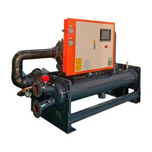 China R410A Water Cooled Screw Compressor Chiller 220V ~ 415V Screw Type Water Chiller factory