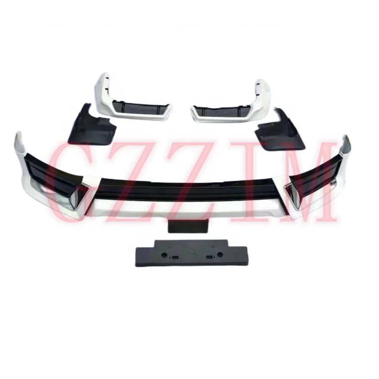 GTS Plastic Front Rear Bumper Body Kit For Toyota Land Cruiser LC200 2016 Black/White