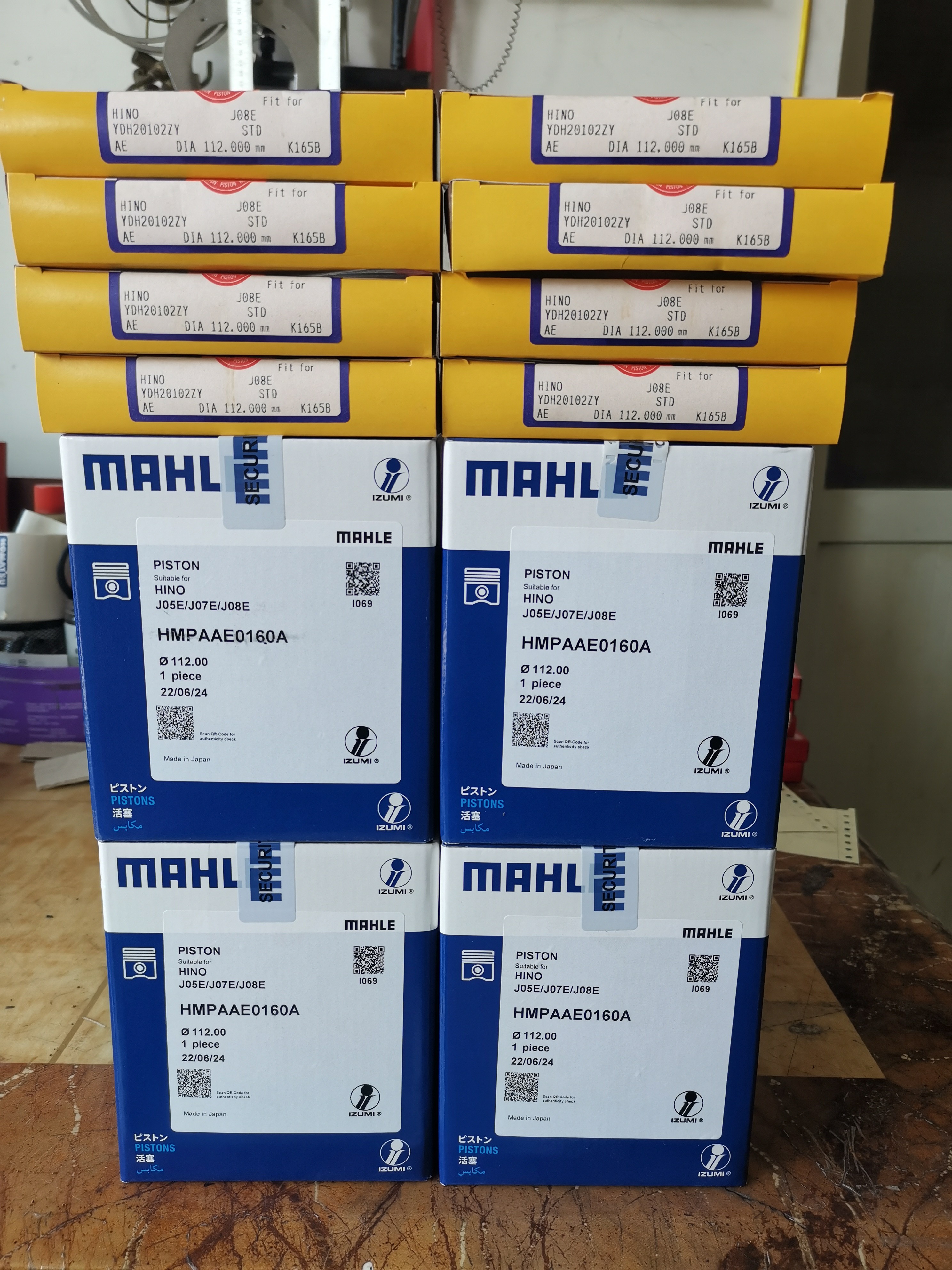 6WG1 6WF1 Main Bearing 1115100930 8-98151849-1 Crankshaft Bearing For ZX450 ZX870-3 ZX470-3