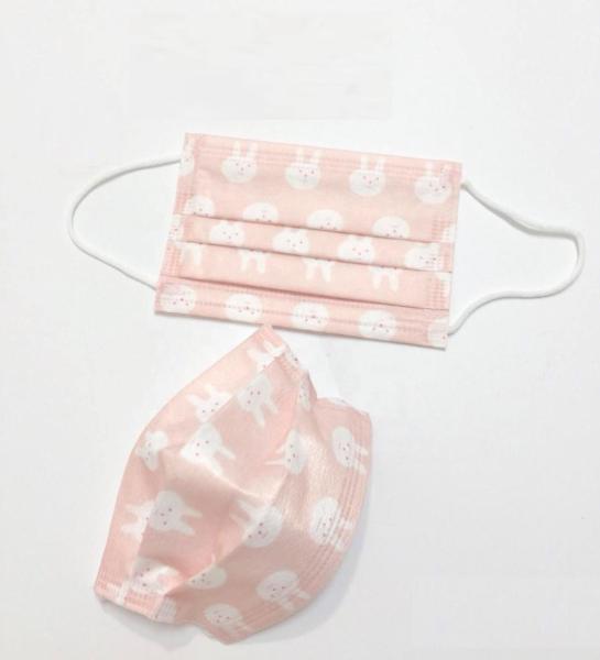 Public Place Kids Disposable Mask Non Toxic Non - Woven Fabric High Filtration