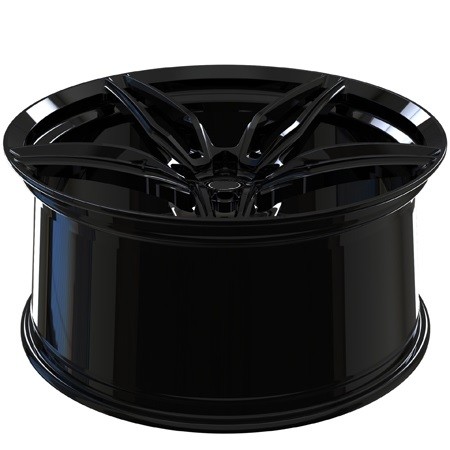 Gloss Black Custom 1-PC Forged Alloy Rims 5x112 Staggered 21 and 22 inch For Benz GLC