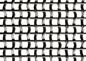 China Stainless Steel 304 Decorative Wire Mesh Woven Drapery Metal Architectural factory