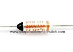 Copper Lead Thermal Cutoff Fuse Durable Strong Structure TF117 Deg C