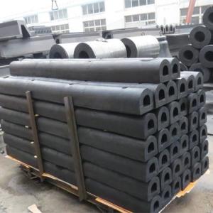 China High Quality BV CCS approved Corner Fender D Bore Marine Rubber D fender factory