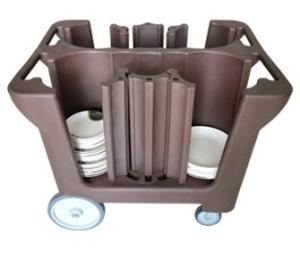 China Plastic Adjustable Dish Caddy With Clear Vinyl Cover factory