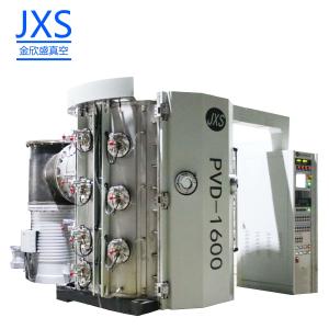 China Foshan JXS Vacuum Evaporation Thin Film Coating Machine For Golden Rose Gold Blue Gray Black Color factory