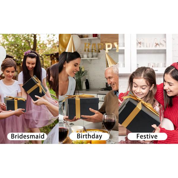 black nesting boxes for gifts