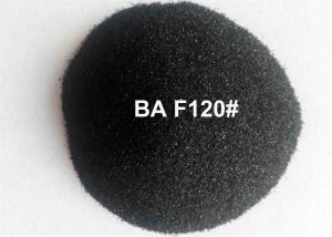 China Black Fused Alumina Aluminium Oxide Blasting Media For Polishing Stainless Steel Tablewares factory