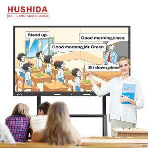 China High Resolution 1080P Touch Screen Interactive Whiteboard 55 Inch factory