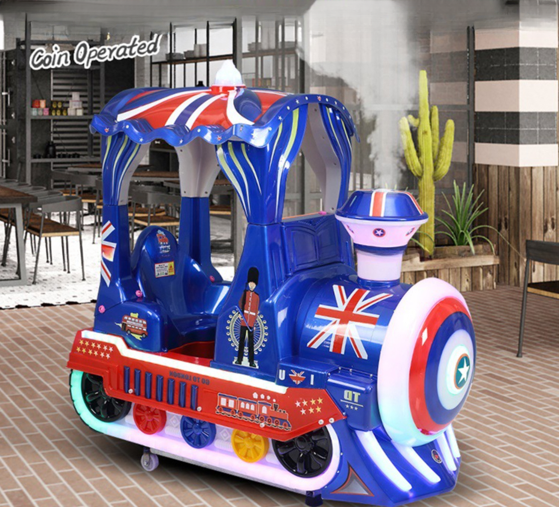 Children Video Game Arcade Cabinet Chinese Game Machine Token Coin Kids little train kiddie rides