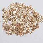 Rose Cut Cubic Zirconia moissanite Round Brilliant Cut Gemstone Heat Treatments