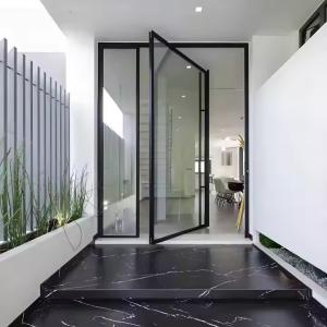China Aluminium Frame Glass Pivot Door with EPDM Rubber Seal Strip for Customer Satisfaction factory