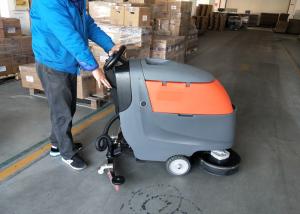 China Efficiency Walk Behind Scrubber Dryer For Small And Coarse Marble Floor factory