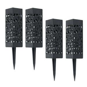 China Waterproof IP44 70lm Solar Garden Torch Light Outdoor Decorations factory