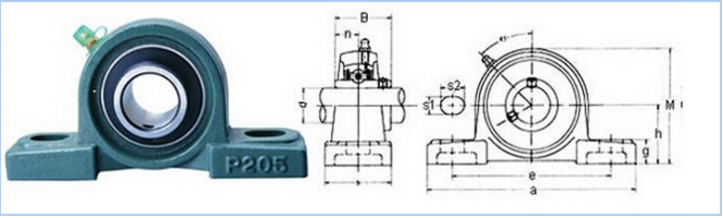UCP 206 Self Aligning Miniature Bearing OEM UCP 207 Bearing HRC58 - HRC62