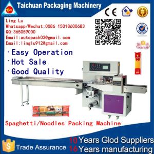 China Automatic Feeding System cookies/bread/cake/rice fong/biscuits/sandwich/chocolate/Lollipop Packing Machine/food machine on sale