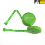 Bright Green Flexible Tape Measure Cute Mini 60 Inches For Body Measuring
