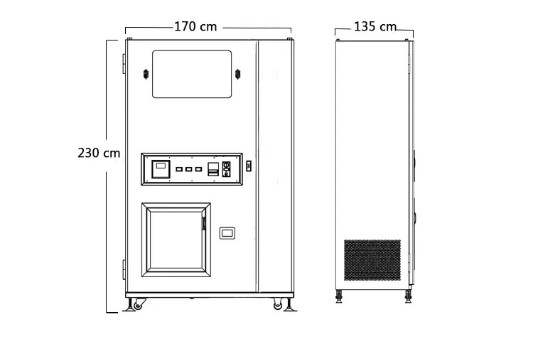 Commercial Automatic Ice Maker Vending Machine Self Service For Outdoor Hotels