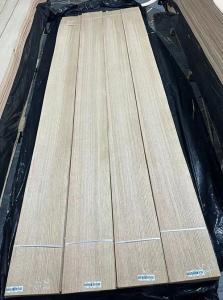 China Length 300cm Quercus Red Oak Wood Veneer Panel AAA Grade Thickness 0.5mm factory