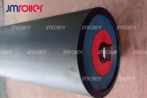 China Customized Shaft Diameter 17-60mm Strength SKF Bearing HDPE Roller for Bulk Material Transport factory