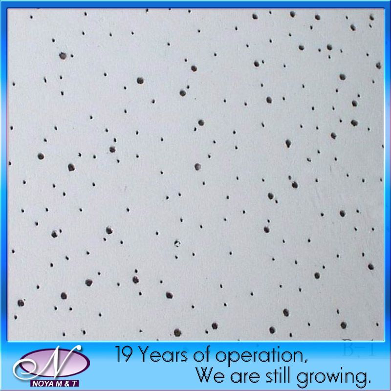 Sound Absorption Acoustic Mineral Fiber Board for Ceiling Decoration