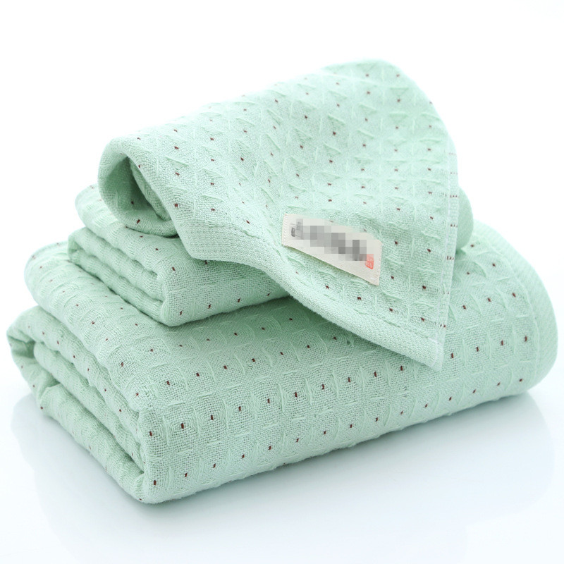 Adult Square Bath Towel Made of Pure Cotton Double Gauze 70*140cm Soft and Fluffy