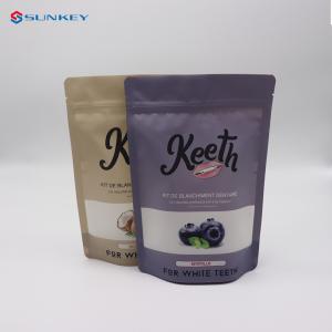 China Matt Frosted Bolsa Barrier Custom Mylar BagStand Up Bags With Window factory