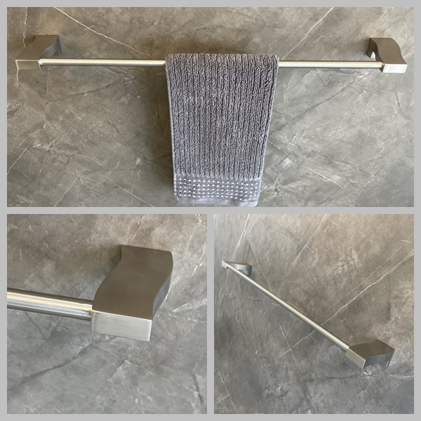 Satin Bathroom Hardware Towel Bars SUS304 Luxury Bathroom Accessories