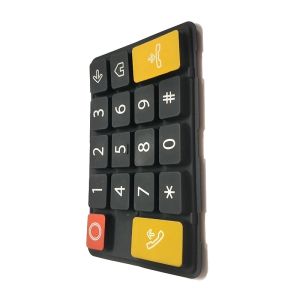 Custom Fully Sealed Silicone Rubber Keypad For Entrance Guard