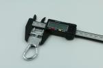 Factory supply custom high end gold & nickel color metal car key chain buckles