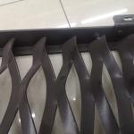 Aluminum expanded metal mesh Curtain Wall GOLD COPER COLOUR