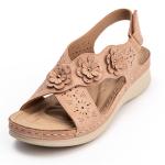 BS078 2021 New Style Sandals Women'S Summer Flowers Casual Hollow Large Size