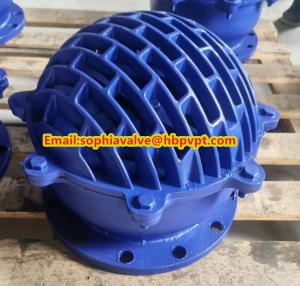 China resilient seal cast iron flanged foot valve factory