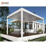 Customized Modern Aluminum Pergola Patio Outdoor Automatic Opening Louvered Roof
