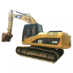 China 20 Tons Used Caterpillar Excavator 320D 315 307 Yellow factory
