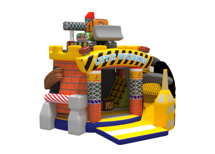 New Design World Themed Painting 5x5x4m Kids Inflatable Jump House