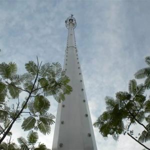 China Telecommunication Monopole Steel Tower Pole 15 Meter Powder Coated factory