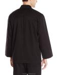 Long Sleeve Chef Uniform Tops Black Color OEM Service For Hotel Restaurant